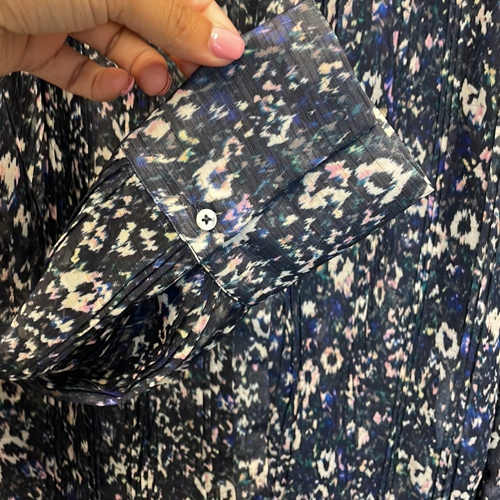 Massimo Dutti Printed Button Down Top - image 3